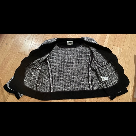 $428 NWOT KATE SPADE NY Womens Scallop Tweed Jacket Size 12 - Picture 9 of 13